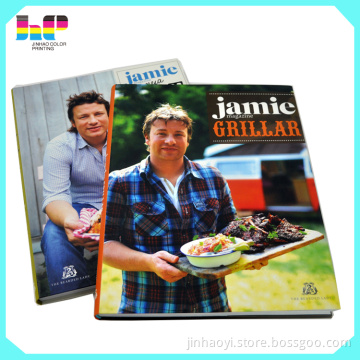 Offset hardcover book manufacturer, high quality hardcover cook books printing